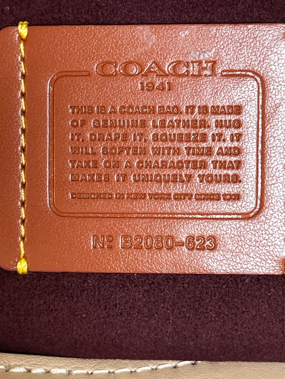 Coach 1941 Troupe Carryall w/ Weaving Style 623 - Picture 12 of 14